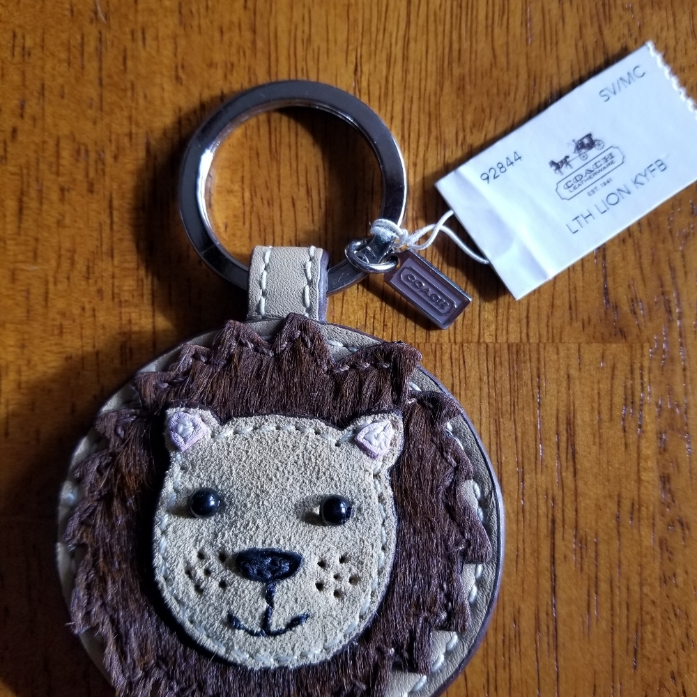 Coach Lion Key Chain